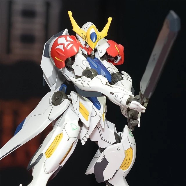 Горячая Gundam волчанка железной крови сироты масштаб 1/144 модель ASW-G-08 Собранный Робот Детская Игрушка Аниме Фигурка