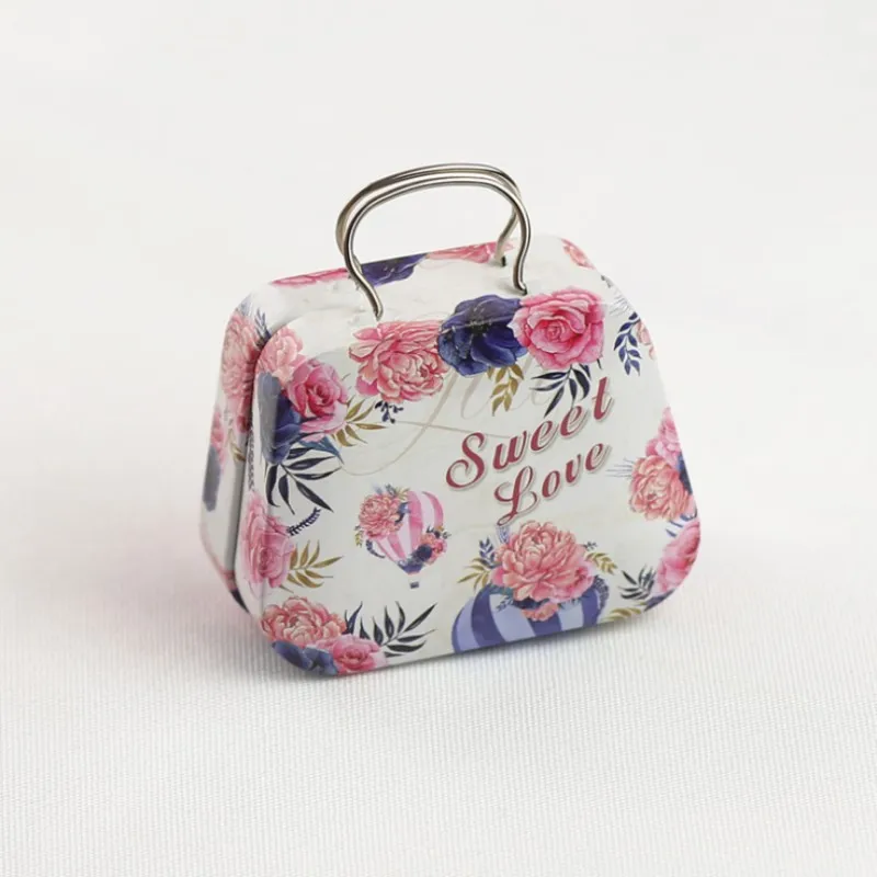 12 шт./кор. Мини милая сумочка с цветами и сердечками коробка для хранения конфет