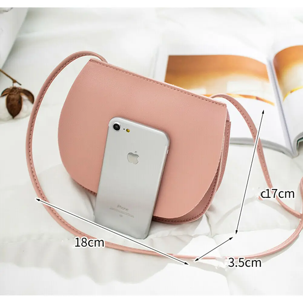 

2019 New Fashion Women Faux Leather Small Handbag Satchel Messenger Cross Body Shoulder Bag Purse