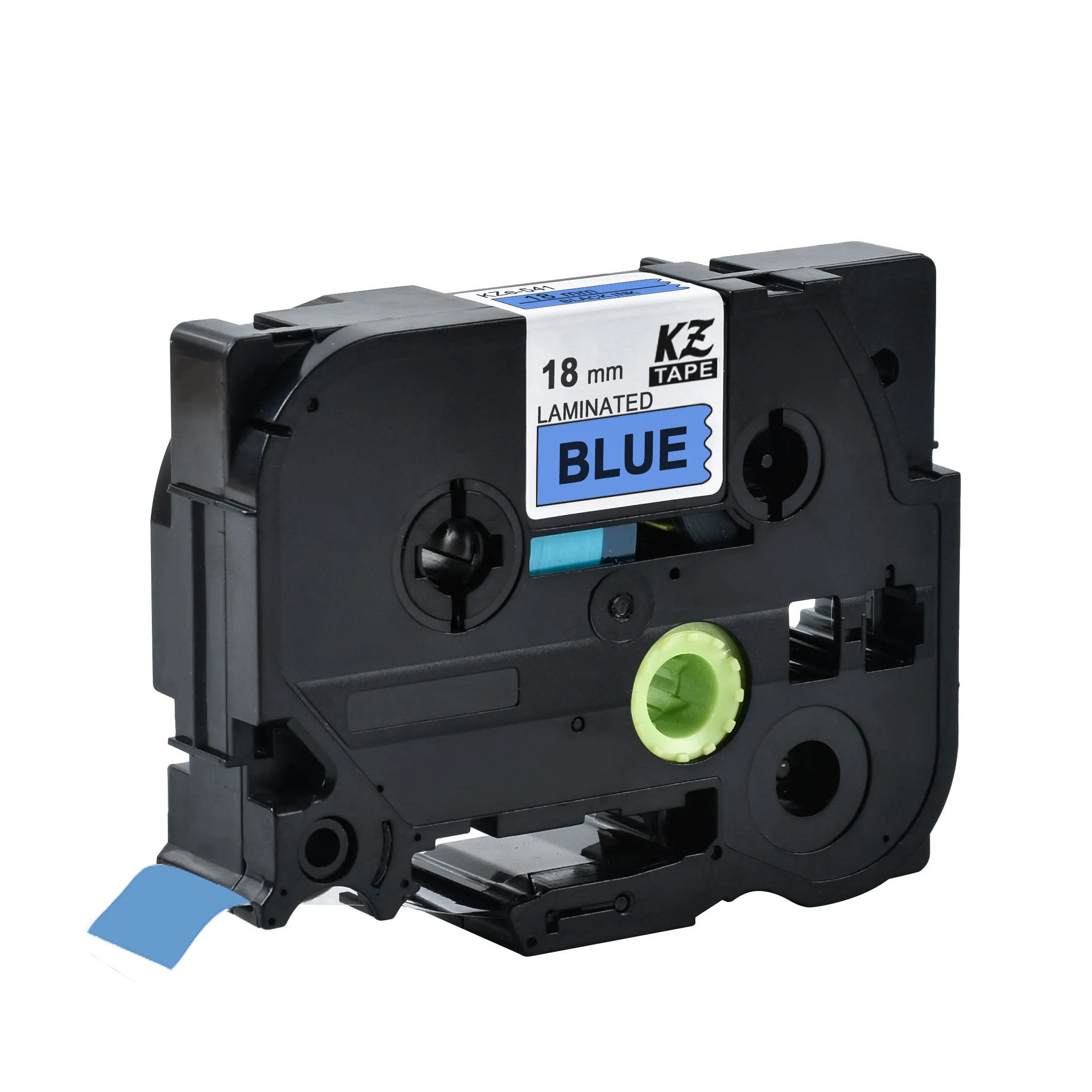 CIDY TZ241 TZ 241 TZe241 TZe 241 ламинированная клейкая tz-241 TZe-241 этикетки лента P Touch черный на белом Совместимость для Brother - Цвет: 18mm black on blue
