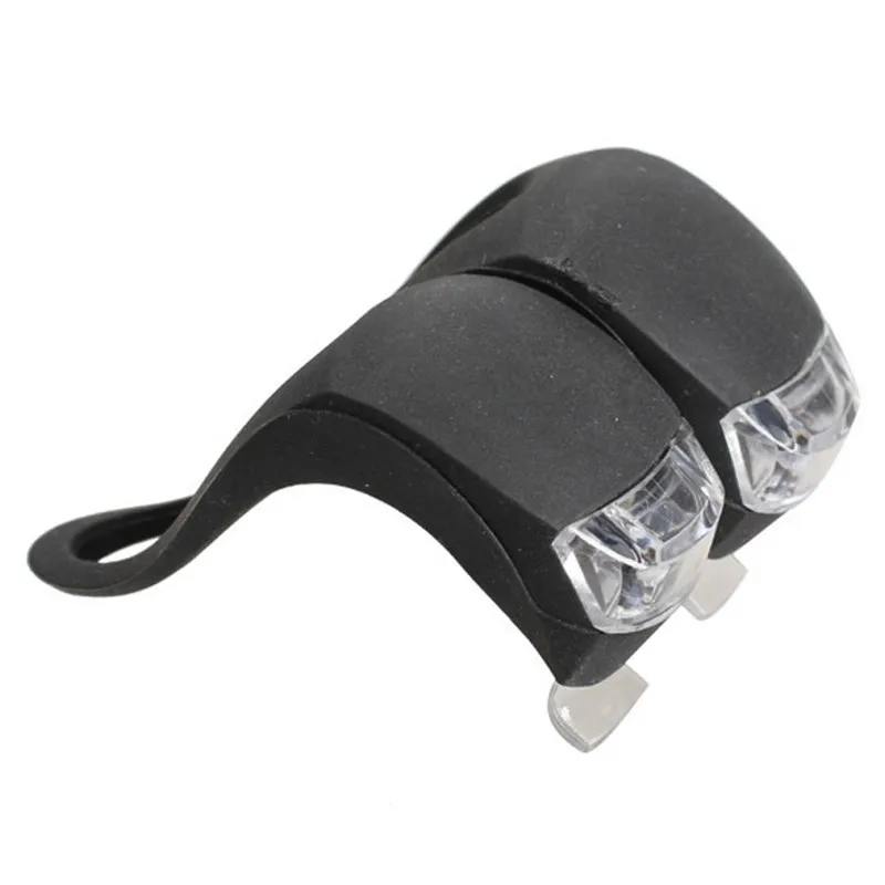 1pc Bicycle Silicone Led Light Head Front Rear Wheel LED Flash Safety Light Lamp 9 Colors With Battery flashlight for bicycle
