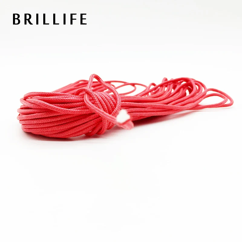 BRILLIFE подводной охоты веревка провод в оплетке рыболовный линии м 10 мм 2 180 кг 400LB