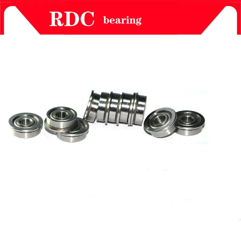 10 шт. радиальные шарикоподшипники из стали с фланцем и 6x12x4 мм MF126ZZ MF126Z MF126 ZZ