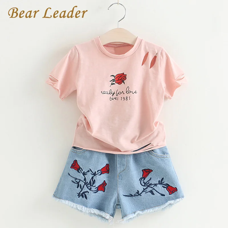 Bear Leader/комплекты для девочек коллекция 2019 года новая одежда детей комплекты с