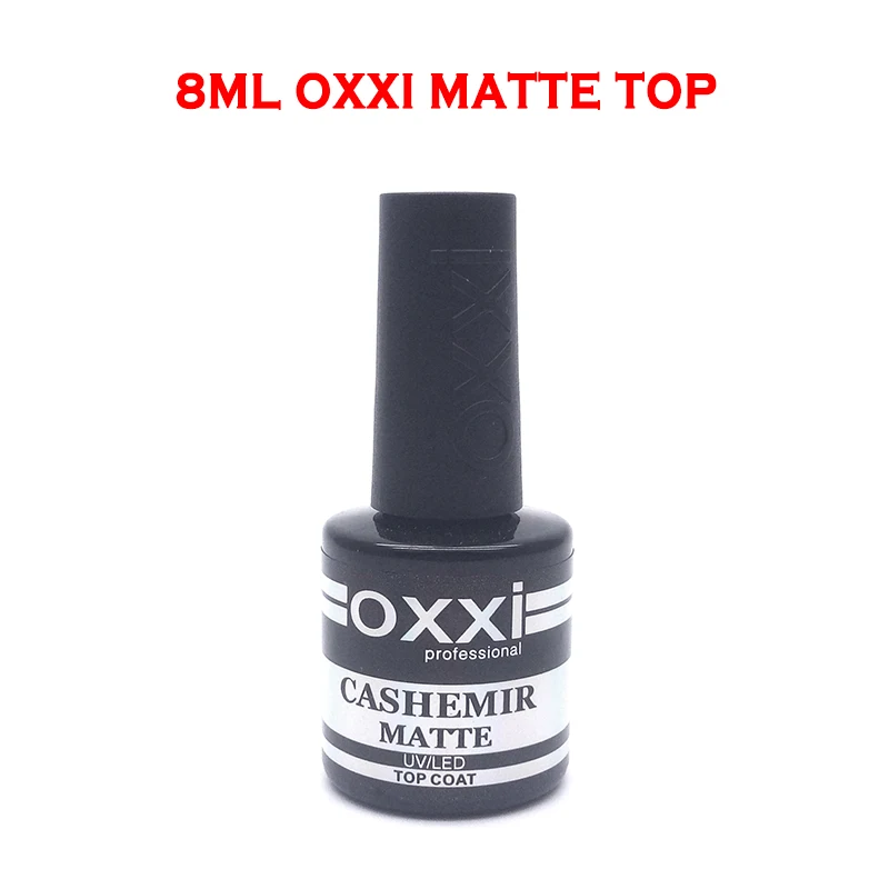 OXXI 8 мл матовое верхнее покрытие для ногтей дизайн геллак Замачивание Ультрафиолетовый каучуковый основа и Топ гель лак для ногтей Горячая маникюрный матовый набор праймеров - Цвет: 8ml matte top
