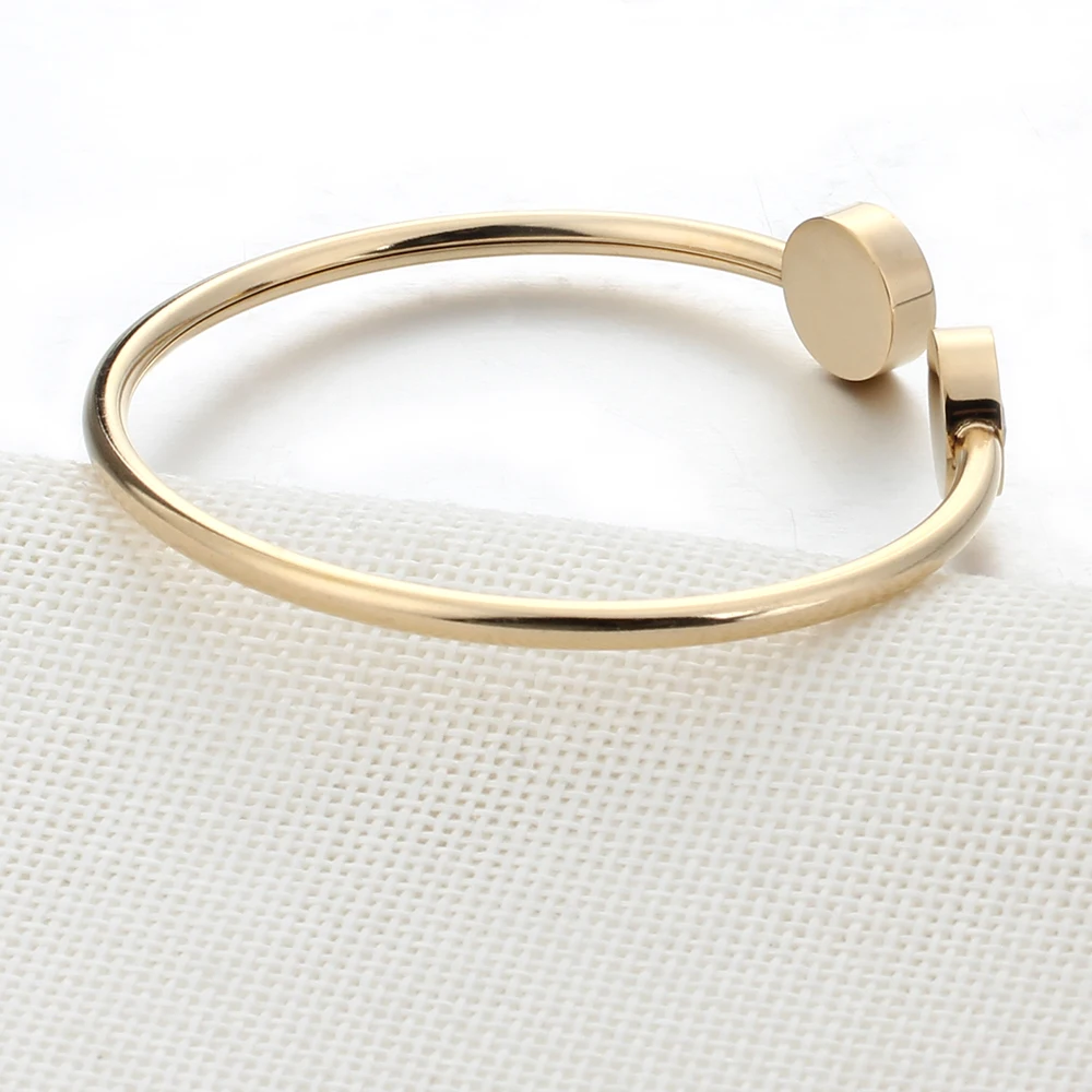 Браслеты манжеты и браслеты из нержавеющей стали для женщин с римскими цифрами 3