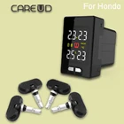 Системы контроля давления в шинах, TPMS для Honda, беспроводные + 4 встроенных датчика, бесплатная доставка