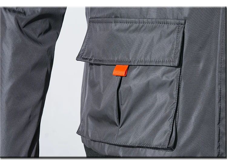 Ветровка мужская Тонкая модная верхняя одежда повседневное уличное пальто большие размеры весна осень