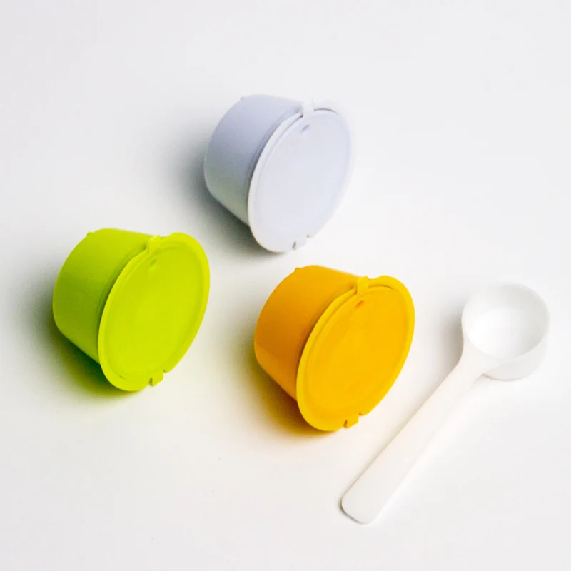 3 шт многоразовые Многоразовые капсулы стручки для Nescafe dolcegusto машины Кофеварка капсулы Pod чашки Cafeteira