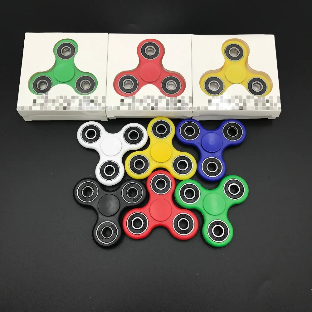 Tri блесны Непоседа пластиковые EDC руки Spinner игрушка для аутизма и СДВГ анти стресс