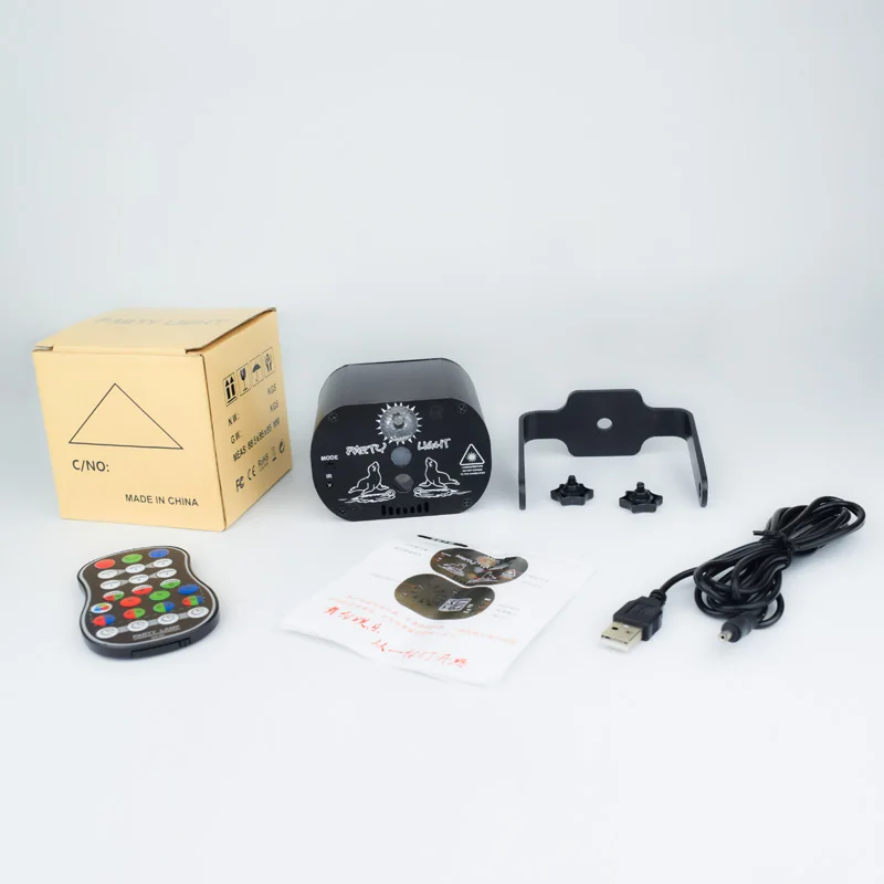 YSH DJ диско светильник ing Effect светодиодный вечерние светильник s Mini USB лазерный Светильник проектор для продажи на свадьбу День рождения