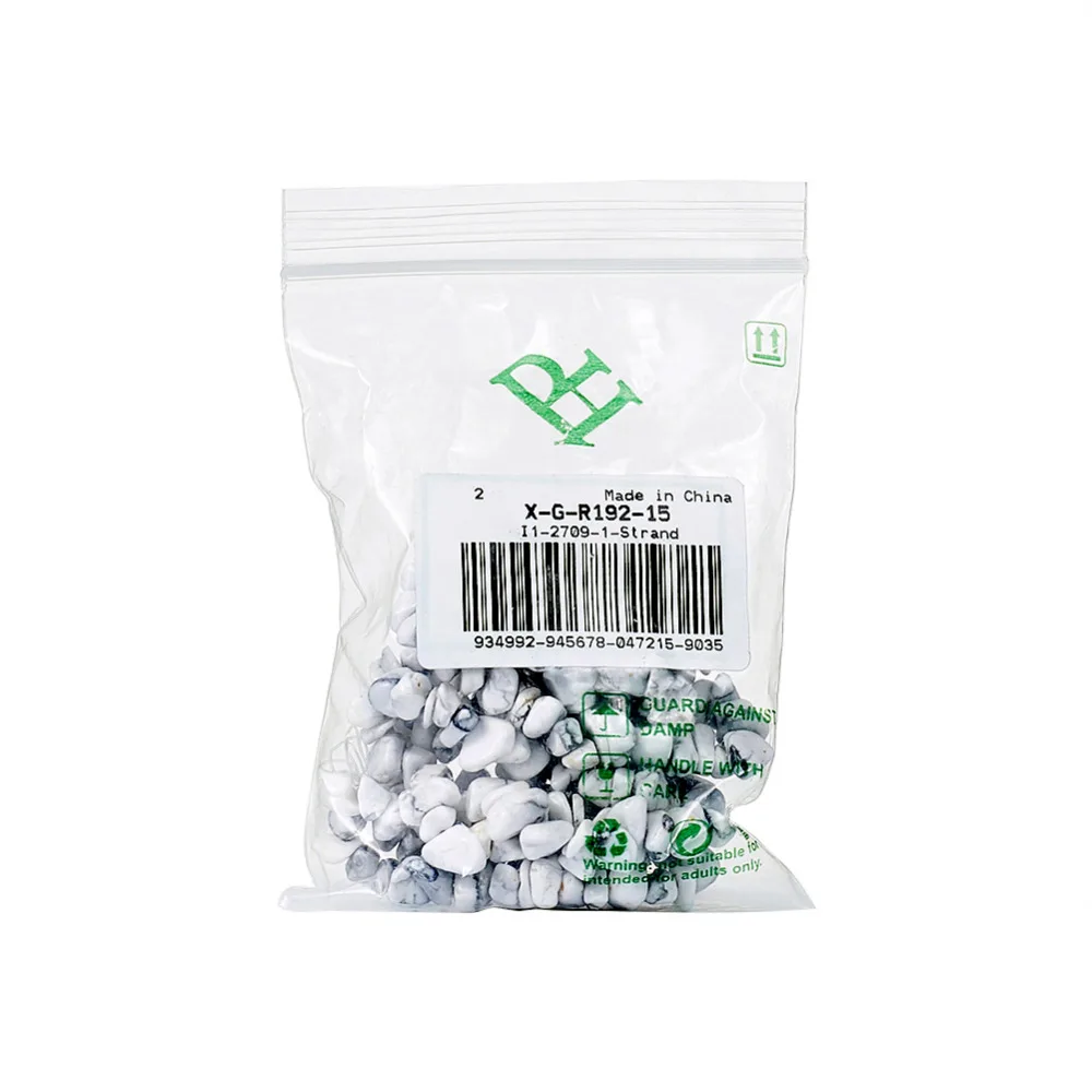 Pandahall около 320 шт/прядь натуральный белый Howlite камень чип бусины 4 ~ 10x4 6x2 мм