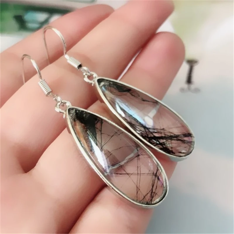 Корейские модные серьги из прозрачного камня для женщин подарок горячая