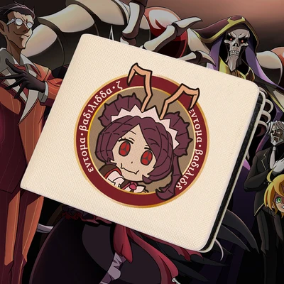 10 Бумажник Overlord короткий стиль albedo ПУ кожа мультфильм аниме студентов Держатели - Цвет: 10