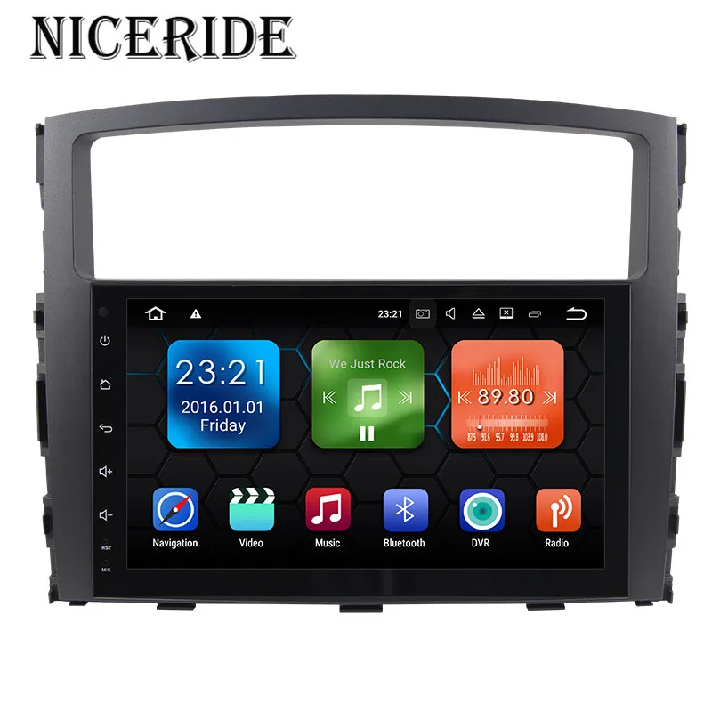 9 &quotAndroid 8 0 1 Автомобильный GPS плеер для Mitsubishi Pajero V97 V93 2006 2011 с ядрами 4 Гб + 32G авто