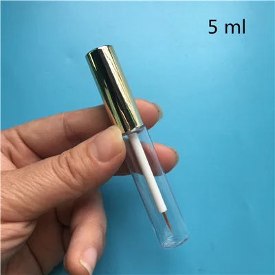 5ml Eyeliner bottels 50 шт. 5 мл прозрачный пластиковый блеск для губ тюбики для подводки глаз Тушь для ресниц косметические пустые упаковочные контейнеры - Цвет: 5ml Eyeliner bottels