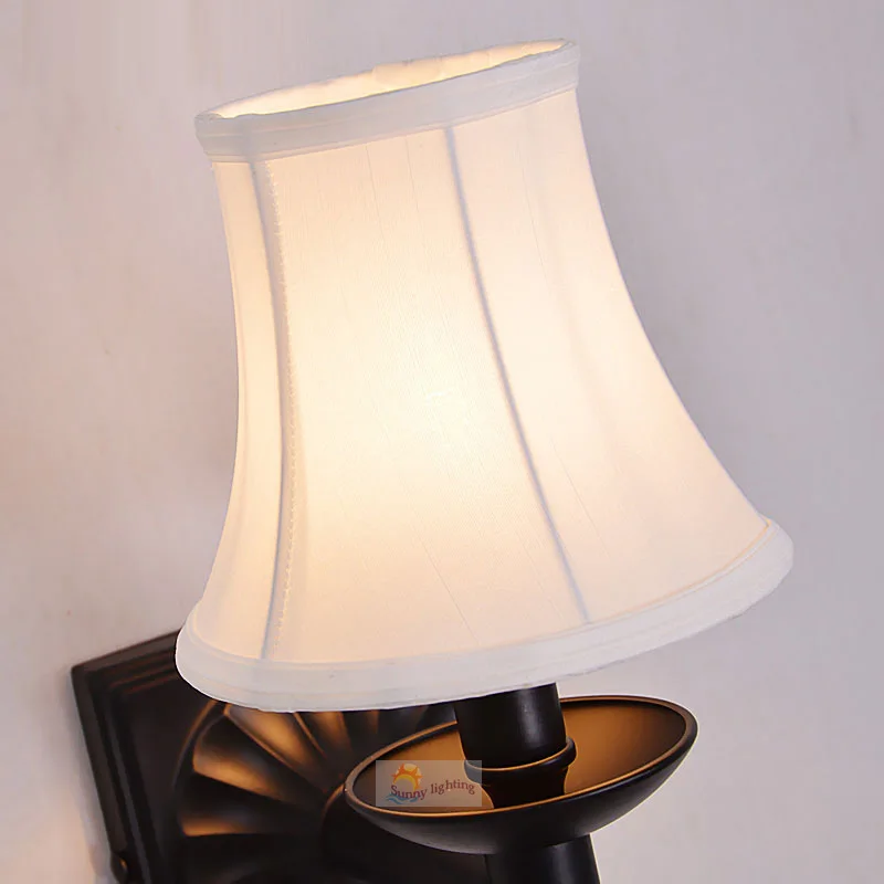 Складские деревенские железные Настенные светильники E14 для спальни сада