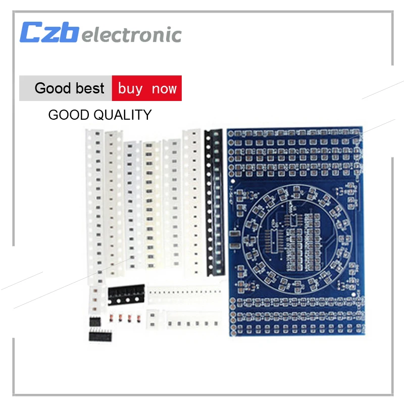 DIY Kit SMD вращающийся мигасветодио дный ющий светодиод компоненты пайки практика