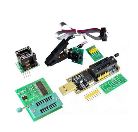 USB программатор CH341A 24 25 серия EEPROM модуль программатора с флэш BIOS + зажим SOIC8 SOP8 для