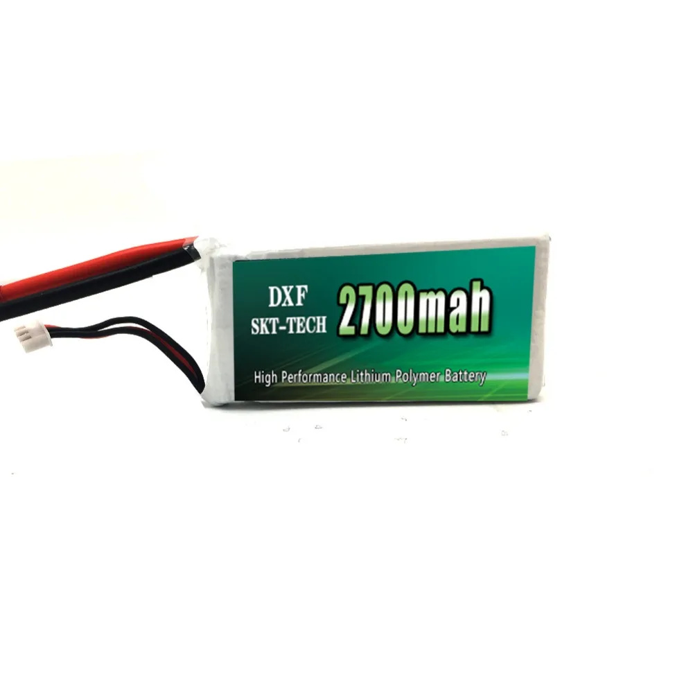 2 шт. DXF Хорошее качество Rc Lipo батарея 2S 7 4 V 2700mah 20C Max 30C для Wltoys 12428 12423 1:12 CoolRC GC001