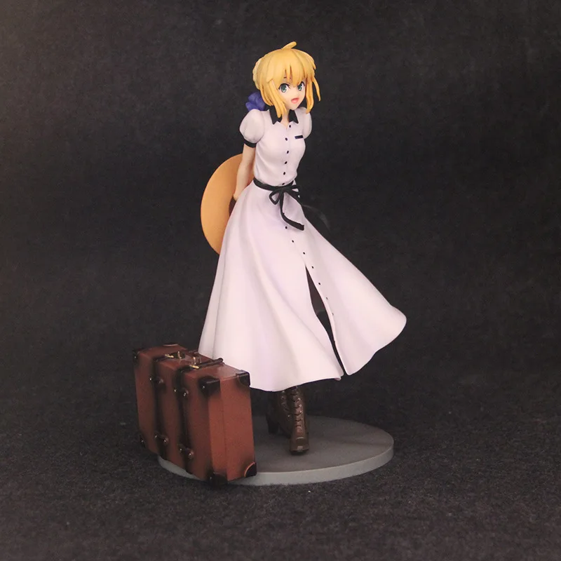 Without Retail Box Аниме Fate/stay night Saber Arutoria Pendoragon British tratelogue 1/7 Масштаб Окрашенные Фигурки Коллекционная модель игрушки куклы - Цвет: Without Retail Box
