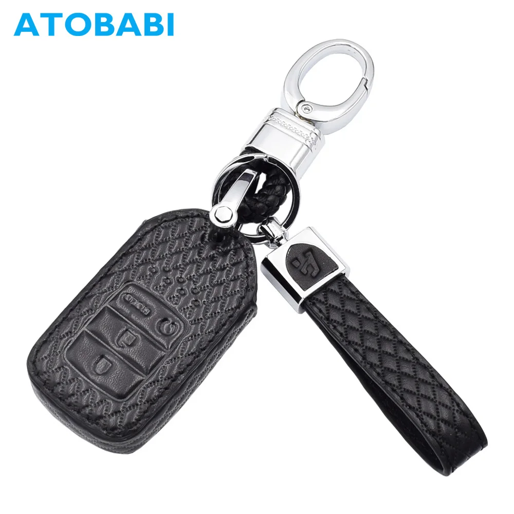 Чехол для ключей из микрофибры ATOBABI Honda 2017 CRV Civic Accord Pilot CR V Smart Remote Fob|Футляр