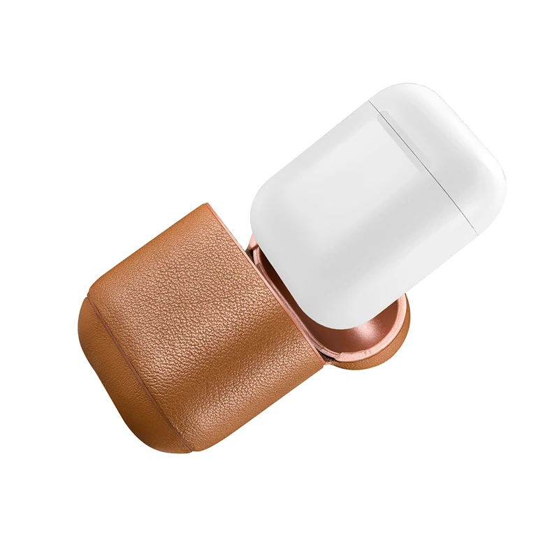 Чехол для наушников Apple Airpods натуральная кожа чехол аксессуары защитный