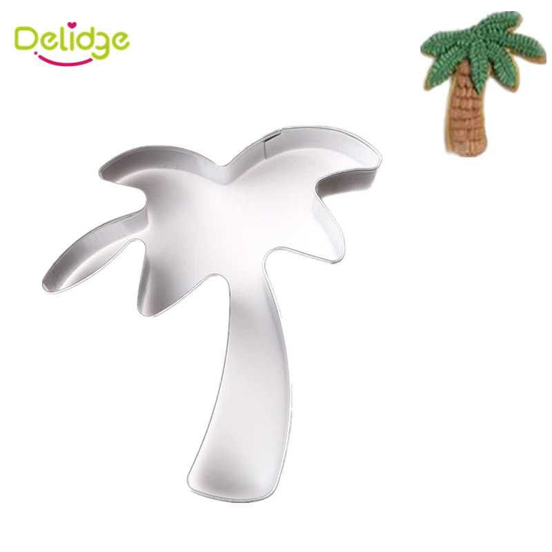 1 шт. формы для печенья в виде кокосового дерева из нержавеющей стали резак пальмы