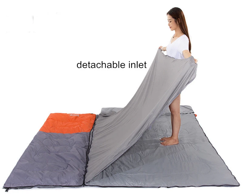 Спальный мешок для пары 3 5 кг с подушкой спальный Гигантский двойной 2 подушками