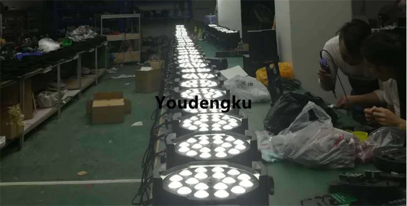20 шт. 18x12 Вт rgbwa 5в1 par led с масштабированием светодиодный 64 zoom parcans weeding party