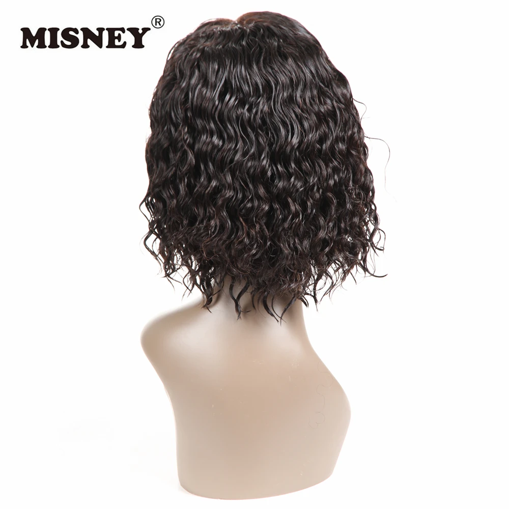 Парик из человеческих волос Remy вьющийся короткий предварительно выщипанный с