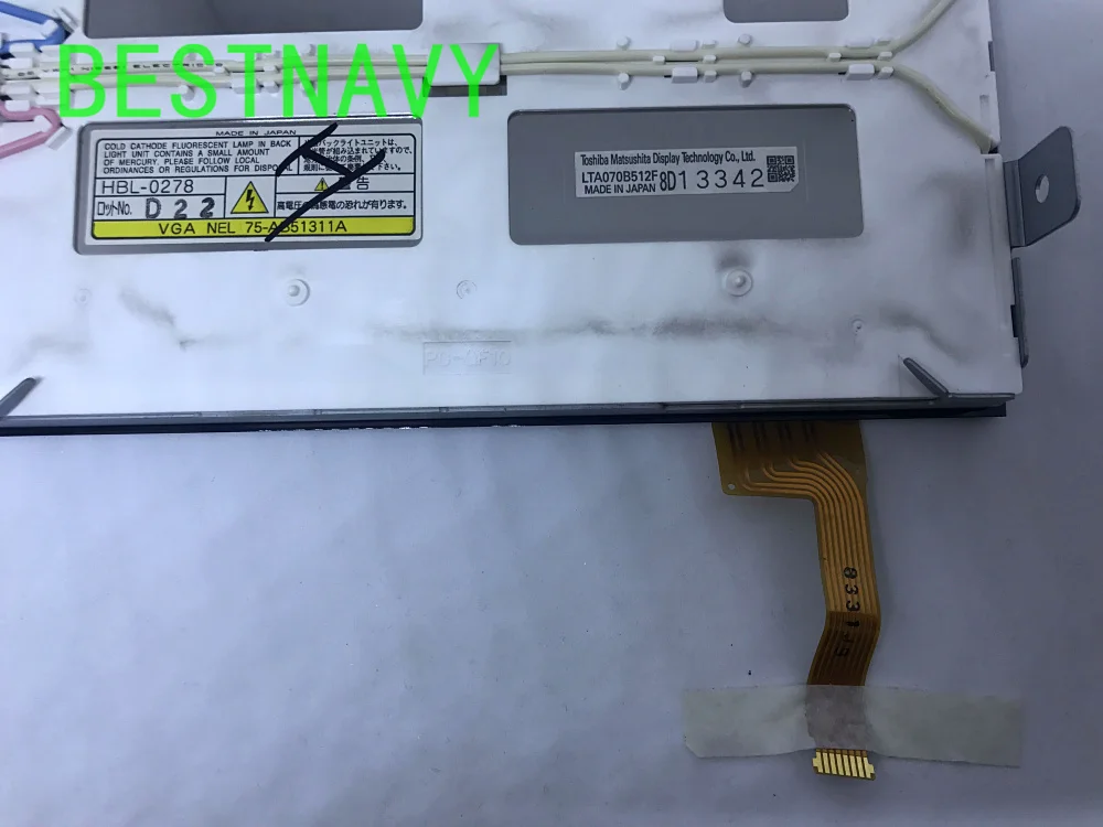 7&quot Original LTA070B512F TFT LCD Display Module + Touch Screen Digitizer Lens for Lexus IS/ES Car GPS Navigation | Автомобили и