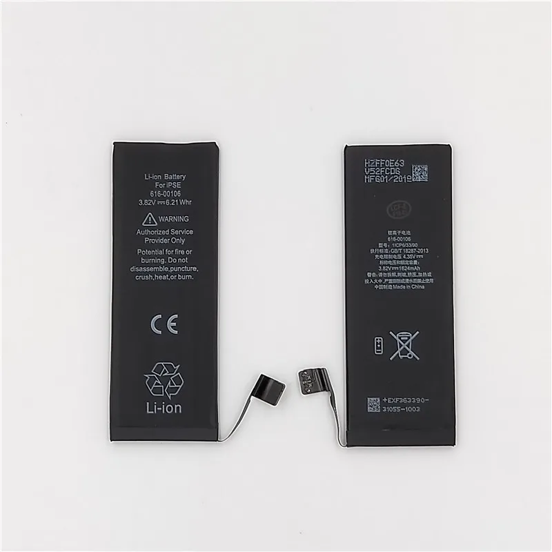 Батарея для iPhone 5 SE черная Встроенная литиевая батарея 3 82 V 1624 mAh интернель Замена