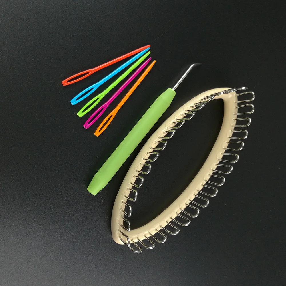 

Round Knitting Looms Craft DIY Tool Tools For Socks Leg Warmers Knitting Kit DIY Socks Costura Sewing Tools 32 Peg 14cm x 5.5cm