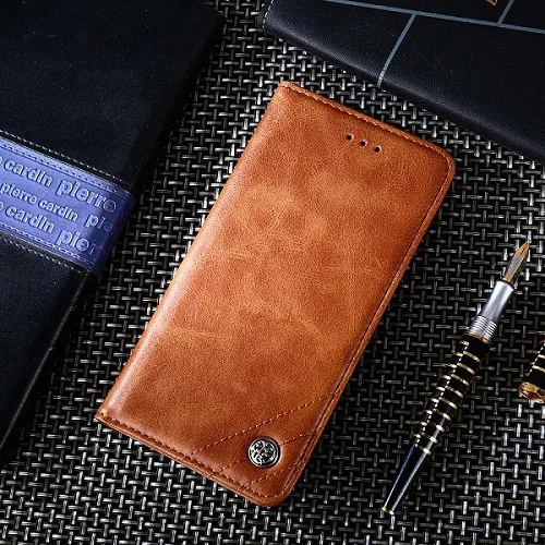 Для samsung galaxy Note 3, 4, 5, C5, C7, C8, ON5, ON7, Grand prime,, чехол, кошелек, флип-чехол, кожаный чехол, чехол s, сумки - Цвет: brown