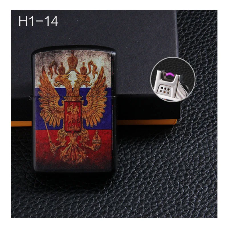 USB Электронная зажигалка металлическая импульсная дуговая Зажигалка для зарядки
