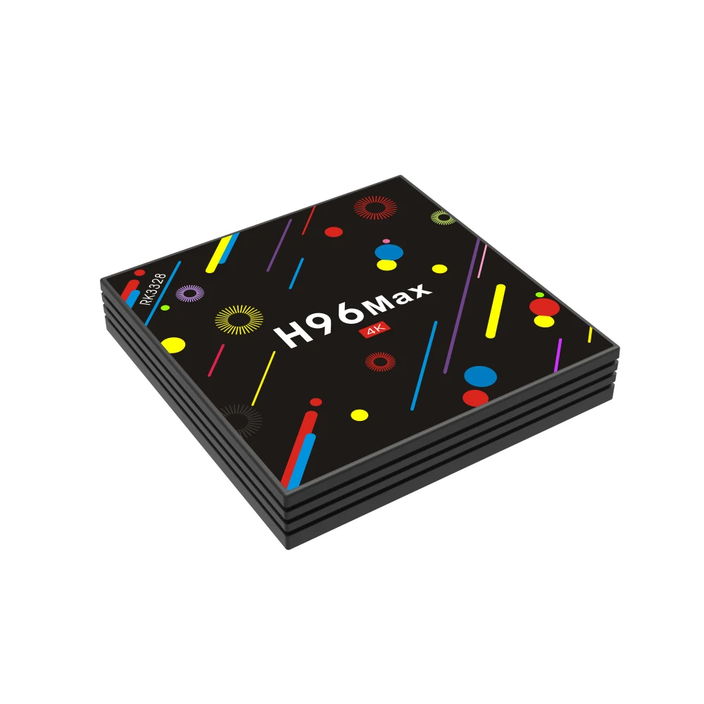 H96 Max H2 Smart Android 7 1 ТВ-приставка 4 Гб + 32 Поддержка HD AV 2 4G/5G Wifi с T6-L дистанционным