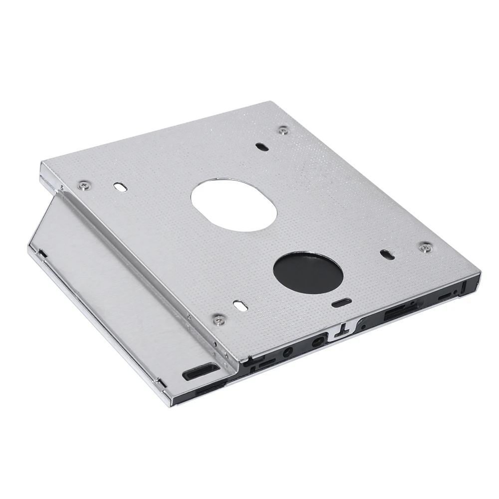 

Sunvalley 12.7mm Aluminum Metal Material 2nd HDD Caddy SATA To SATA 2.5" SSD HDD Case For Laptop ODD DVD/CD-ROM With Panel