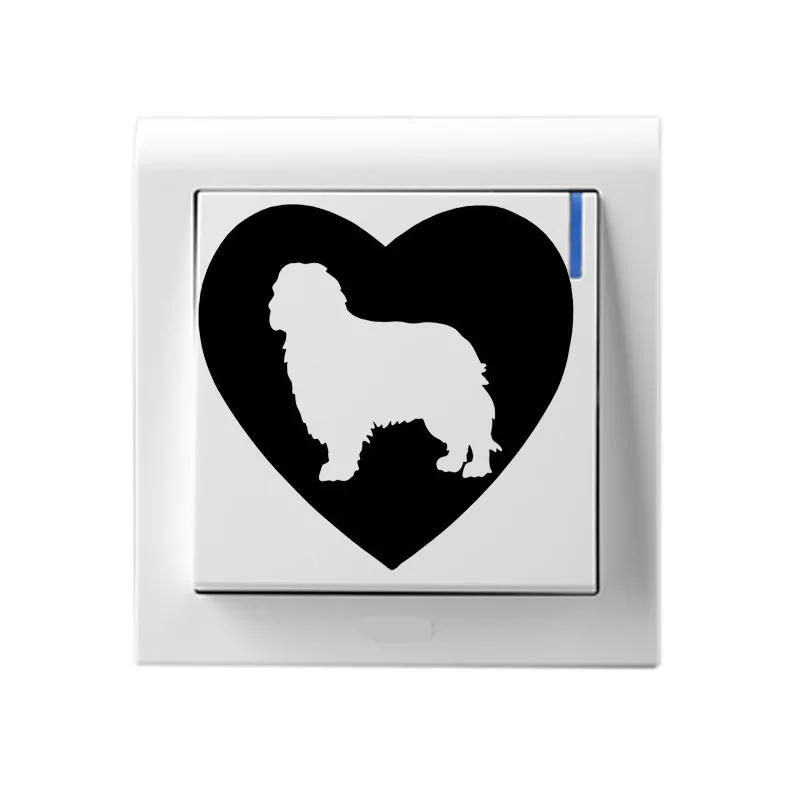 Кавалер Кинг чарльз спаниель переключатель в виде собаки наклейки украшение