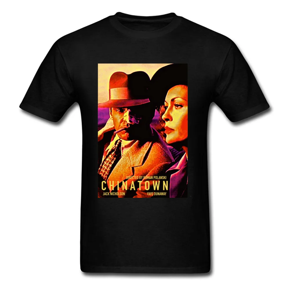 Chinatown/мужская футболка с постером из фильма триллер Винтажная детектив топы и