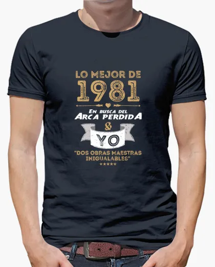 Brand clothing бросился т рубашки мужчин 1981 arca perdida & лет с коротким рукавом характер