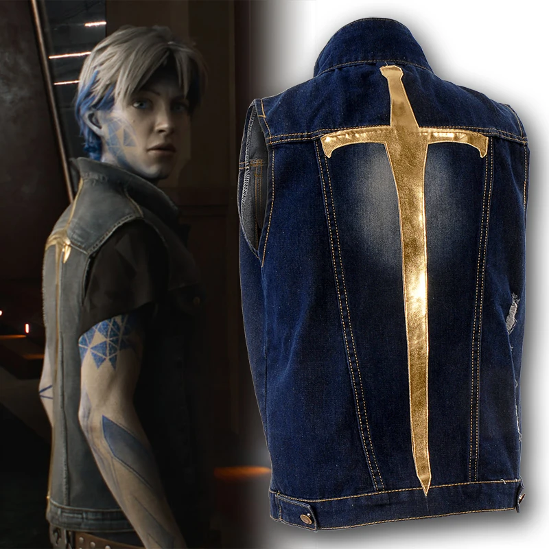 Горячая фильм готов игрок Уэйд Уоттс парзиваль Косплей Костюм крутой жилет