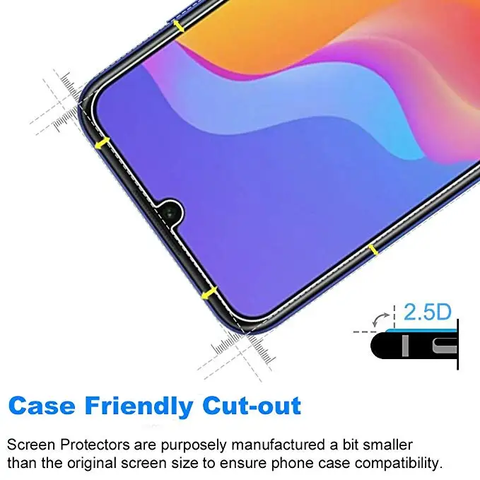 Защитный экран для смартфона Fly Photo Pro / Power Plus 3 закаленное стекло защитная