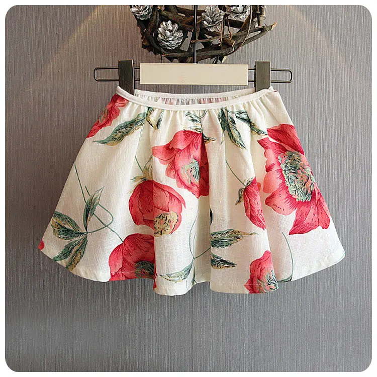 Модный хлопковый комплект одежды для маленьких девочек BibiCola белая футболка с