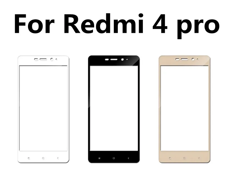 IMIDO For Xiaomi Redmi 4 Pro 64BB Tempered Glass 0.26mm 2.5D Full Cover Screen Protector 32GB 5.0 inch | Мобильные телефоны и