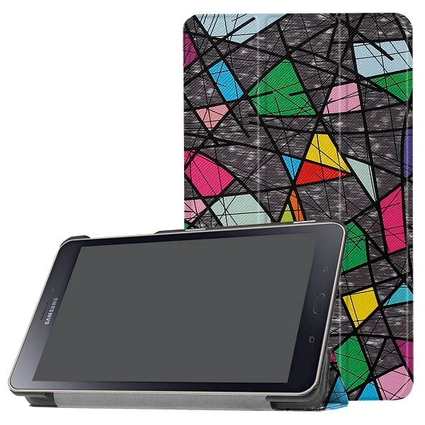 Магнитный Тонкий чехол с принтом для 2017 samsung Galaxy Tab A2 S 8 0 T380 T385 дюймов планшет SM +