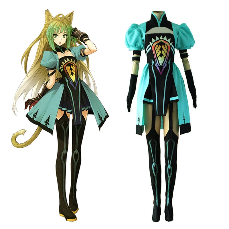 Аниме Fate Grand Order Apocrypha Косплей лучник Слуга Костюм Atalanta полный комплект униформы