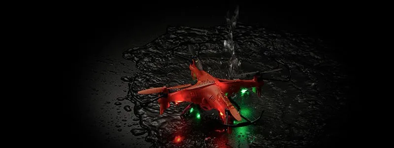 Новейший Профессиональный радиоуправляемый Дрон F-51 2,4 г 4CH 6 мост Mode2 3D Водонепроницаемый вертолет Quadcopter с 2,0 МП HD камера vs DM007