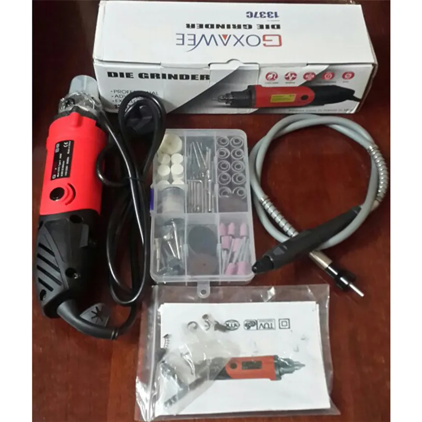 GOXAWEE, 240 Вт, электрическая мини-дрель для Dremel, стильный роторный электроинструмент, гравер, сверлильный станок, шлифовальный станок, абразивный инструмент для дома DIY