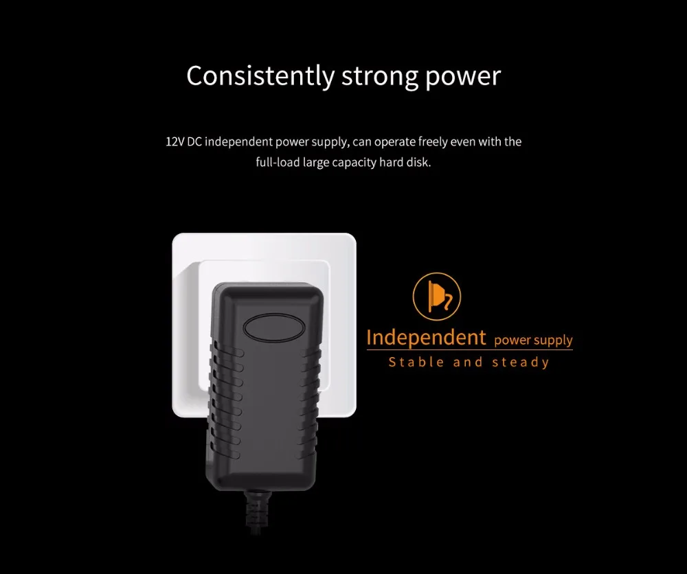ORICO A3H4 4 порта алюминиевый сплав USB 3,0 концентратор для ноутбука с 12V2A питание легко диски 4 устройства